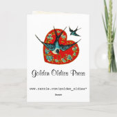 レトロ米国軍隊バレンタインデーカード シーズンカード (裏面)