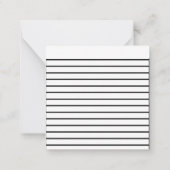 レトロ系アメリカ人ピンナップ_私はちょうど言った ノートカード (裏面)