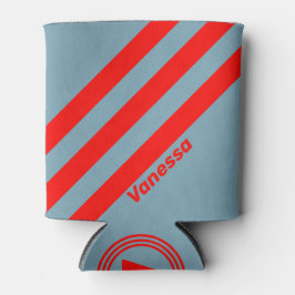 レトロ紅海3ストライプつの名前 缶クーラー