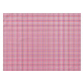 レトロ紅紫紫千鳥格子の格子模様 テーブルクロス (正面(横))