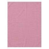 レトロ紅紫紫千鳥格子の格子模様 テーブルクロス (正面)