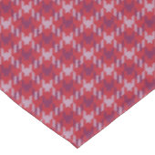 レトロ紅紫紫千鳥格子の格子模様 テーブルクロス (アングル)