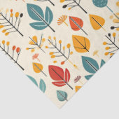 レトロ紅葉紅葉パターン 薄葉紙 (詳細)