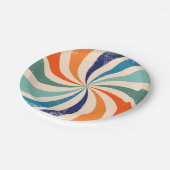 レトロ紙プレート-ヴィンテージインスパイア使い捨てTa ペーパープレート (アングル)