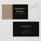 レトロ素晴らしい名刺、ラテ 名刺 (正面/裏面)