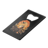 レトロ素晴らしヴィンテージバイククラシックサンセットC クレジットカード栓抜き (正面アングル)