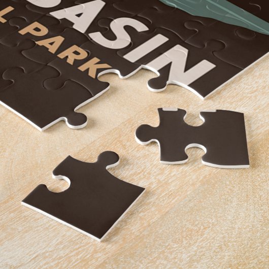 レトロ素晴らし盆地国立公園 ジグソーパズル (側面)