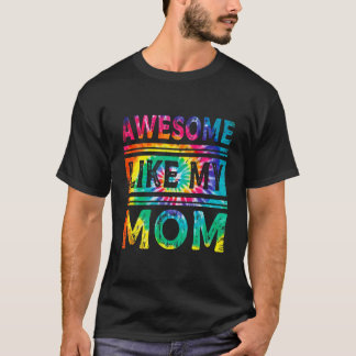 レトロ素晴らし絞り染め母の両親のような Tシャツ