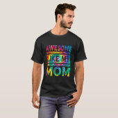レトロ素晴らし絞り染め母の両親のような Tシャツ (正面フル)