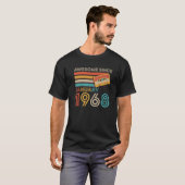 レトロ素晴らし1968年1月以降54誕生日GIF Tシャツ (正面フル)