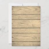 レトロ素朴ファームレッドトラッククリスマスパーティー 招待状 (裏面)