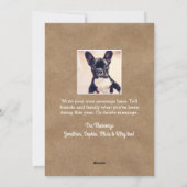 レトロ素朴メリークリスマスタイポグラフィ写真 シーズンカード (裏面)