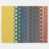 レトロ素朴 フリースブランケット (正面(横))