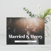 レトロ結婚したとメリー新婚結婚の写真 シーズンカード (スタンド正面)