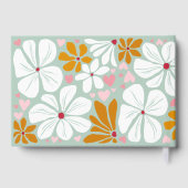 レトロ結婚な花は70年代のボホに咲き乱れる ゲストブック (裏面)