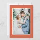 レトロ結婚のフォトディスコボール70's Save the Date 招待状 (裏面)