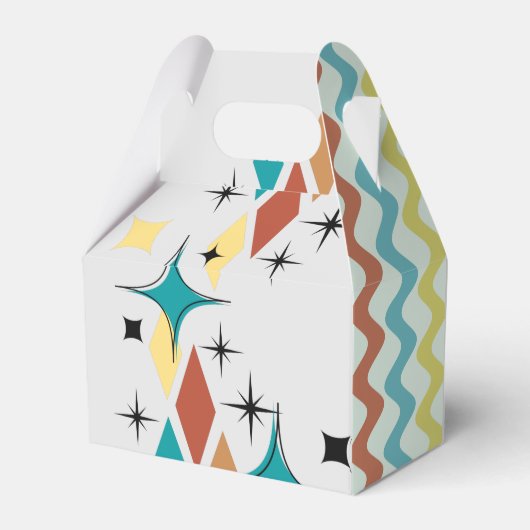 レトロ結婚の切妻用箱 フェイバーボックス (裏面サイド)