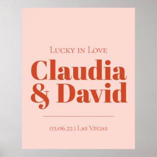 レトロ結婚ベガス徴候 ポスター