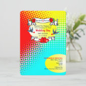 レトロ結婚ロカビリー 招待状 (スタンド正面)