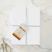 レトロ結婚60s歓迎 ギフトタグ (より糸付き)