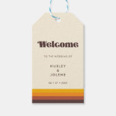 レトロ結婚60s歓迎 ギフトタグ (正面)