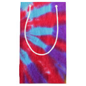 レトロ絞り染めデザイン スモールペーパーバッグ (正面)