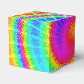 レトロ絞り染めヒッピーサイケデリック フェイバーボックス (裏面サイド)