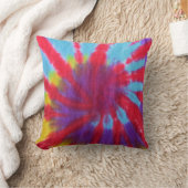 レトロ絞り染め枕 クッション (ブランケット)