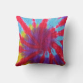 レトロ絞り染め枕 クッション (裏面)