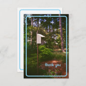 レトロ給餌サンキューカード サンキューカード (正面/裏面)