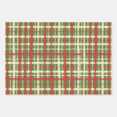 レトロ絵を描プライドクリスマスパターン ラッピングペーパーシート (正面2)