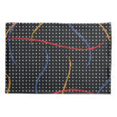 レトロ絵を描(ばちゃばちゃ)跳ねるとドット 枕カバー (裏面-左)