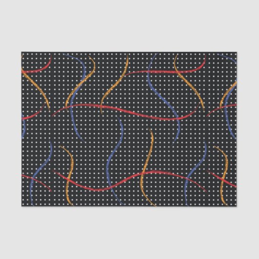 レトロ絵を描（ばちゃばちゃ）跳ねるとドット 薄葉紙 (正面)