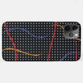 レトロ絵を描（ばちゃばちゃ）跳ねるとドット Case-Mate iPhoneケース (裏面(横))