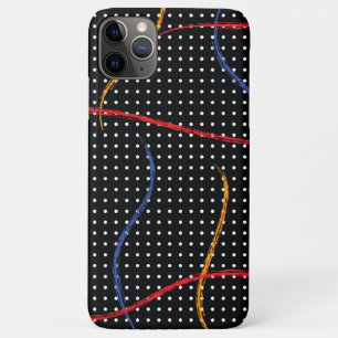 レトロ絵を描(ばちゃばちゃ)跳ねるとドット iPhone 11 PRO MAXケース