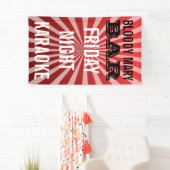 レトロ線の白い波紋+あなたの背中。&アイディア 横断幕 (インサイチュ)