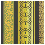 レトロ縁どの金ゴールド ファブリック (クローズアップ)