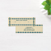 レトロ縁ど宝石・イヤリングバスケスタッド表示カード (デスク)