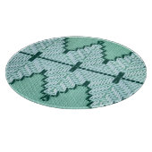 レトロ繊維糸のカッチング、グラフィックパルス。 カッティングボード (角)