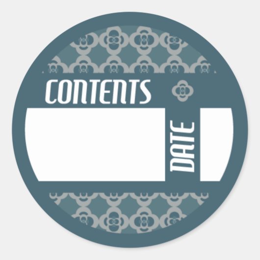 レトロ缶蓋ラベル ラウンドシール (正面)