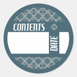 レトロ缶蓋ラベル ラウンドシール