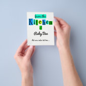 レトロ缶詰フライヤーのキッチカスタムンから チラシ (手)