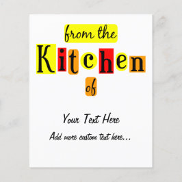 レトロ缶詰フライヤーのキッチカスタムンから チラシ