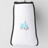 レトロ署名モノグラム ゴルフヘッドカバー (回転90)