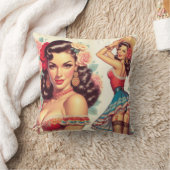 レトロ美しいメキシコ クッション (ブランケット)