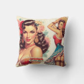 レトロ美しいメキシコ クッション (裏面)