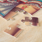 レトロ美しいメキシコ ジグソーパズル (側面)