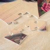 レトロ美しい入れ墨ピンアップ ジグソーパズル (側面)