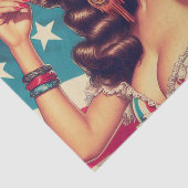 レトロ美しい女絵画性 薄葉紙 (詳細)