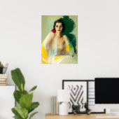 レトロ美しい33 ポスター (ホームオフィス)